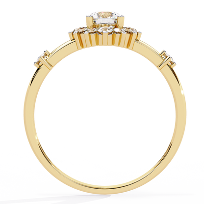 Aurora Bloom Lab Grown Diamond Ring