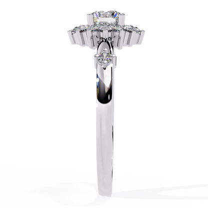 Aurora Bloom Lab Grown Diamond Ring