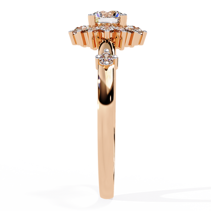 Aurora Bloom Lab Grown Diamond Ring