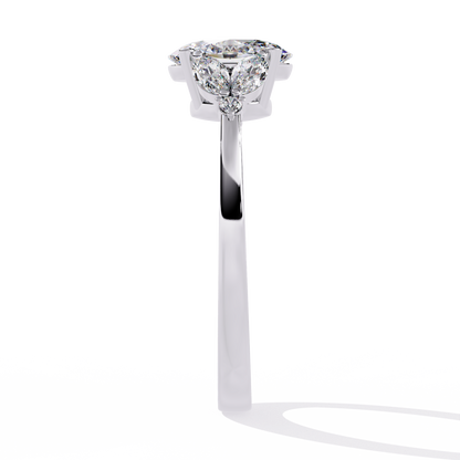 Eternal Elegance Oval Lab Grown Diamond Ring