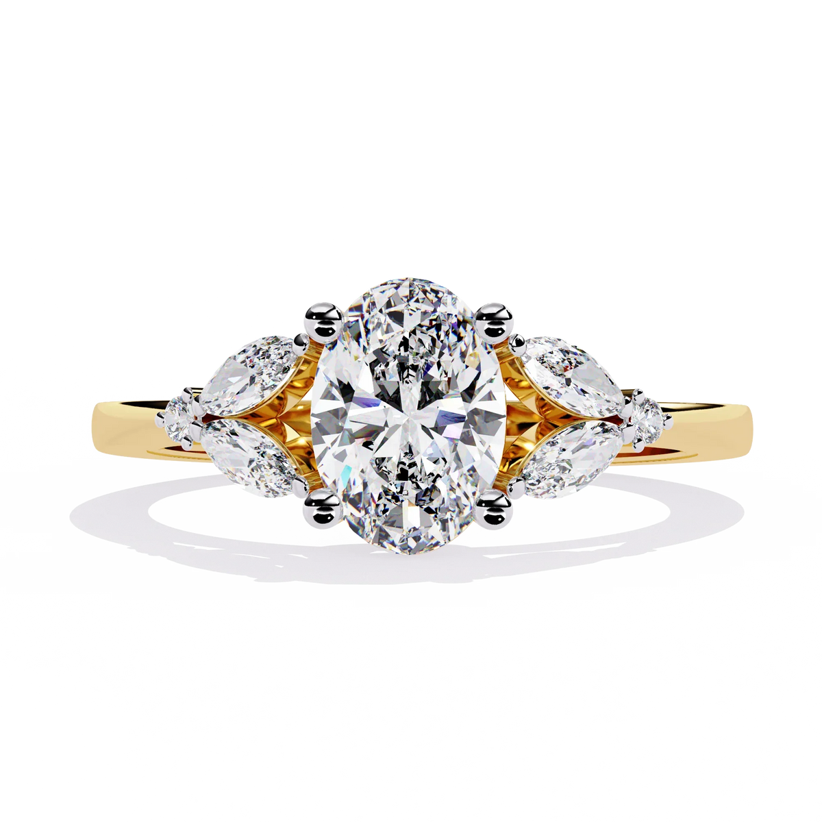 Eternal Elegance Oval Lab Grown Diamond Ring - Ophiratbf