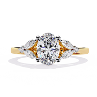 Eternal Elegance Oval Lab Grown Diamond Ring - Ophiratbf