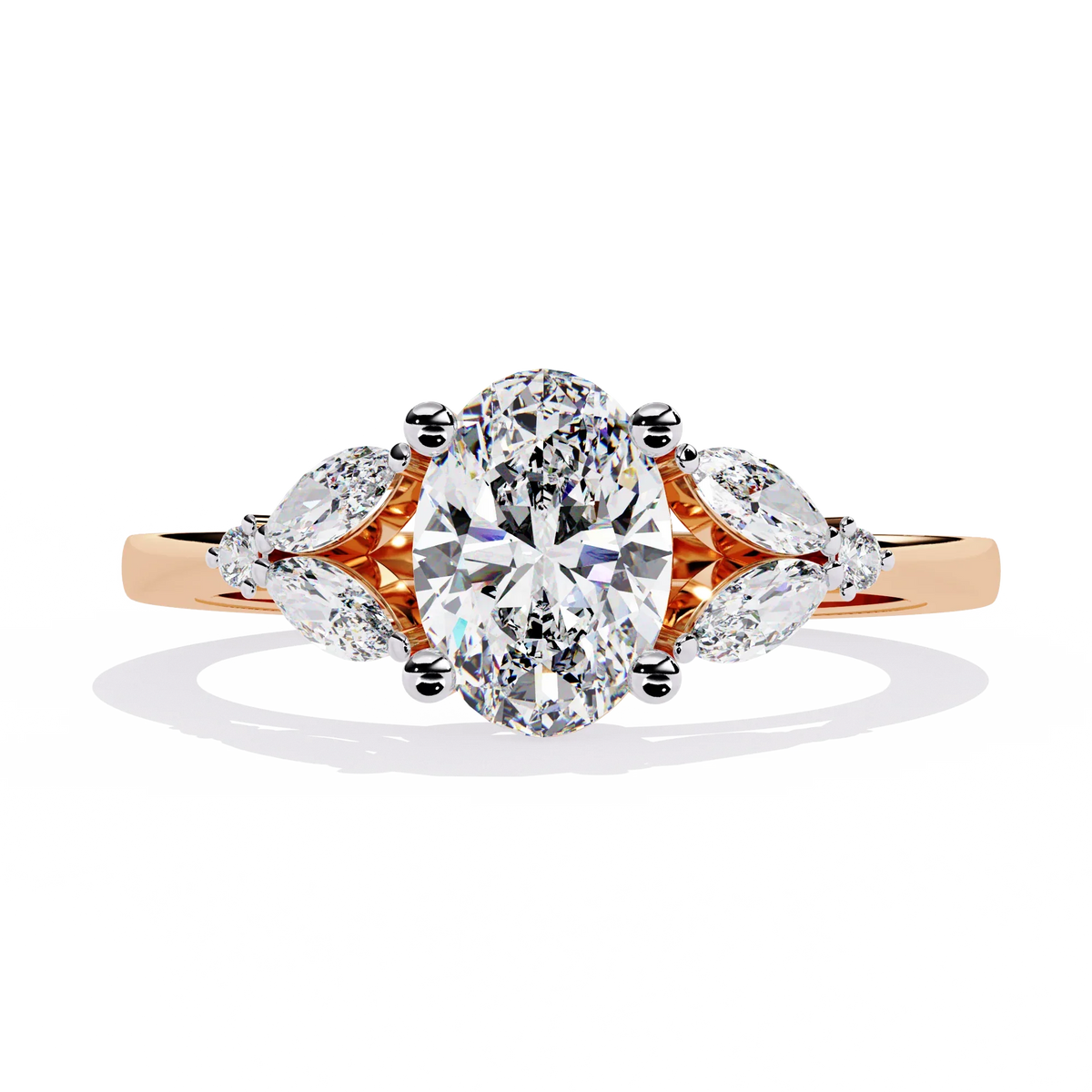 Eternal Elegance Oval Lab Grown Diamond Ring - Ophiratbf