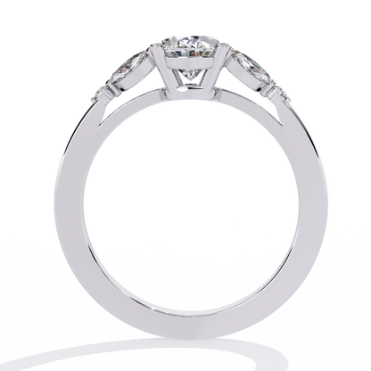 Eternal Elegance Oval Lab Grown Diamond Ring