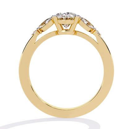 Eternal Elegance Oval Lab Grown Diamond Ring