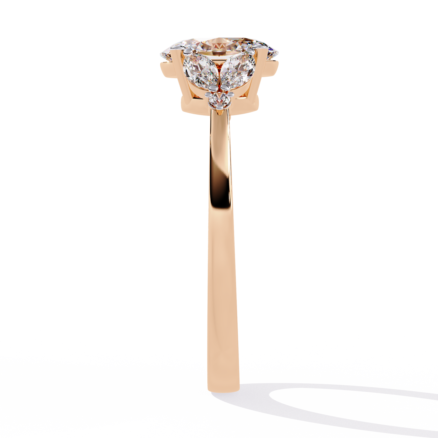 eternal elegance oval lab grown diamond ring