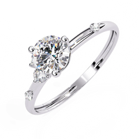 Radiance Round Lab Grown Diamond Ring - Ophiratbf