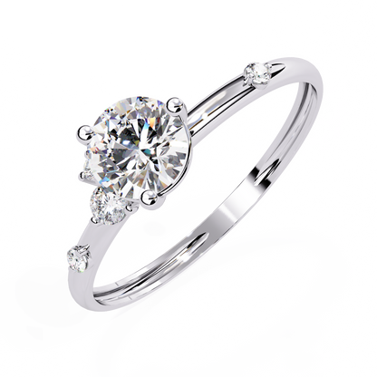 Radiance Round Lab Grown Diamond Ring