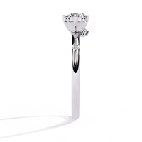 Radiance Round Lab Grown Diamond Ring - Ophiratbf