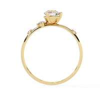 Radiance Round Lab Grown Diamond Ring - Ophiratbf