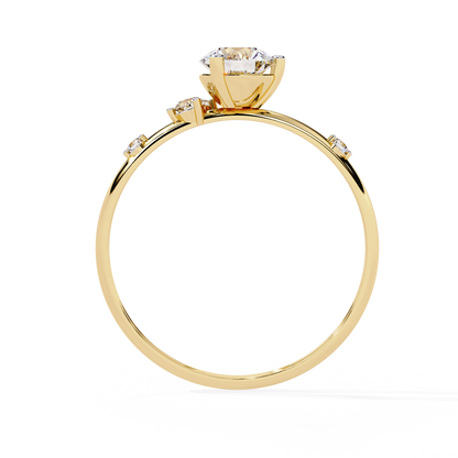 Radiance Round Lab Grown Diamond Ring