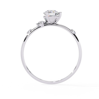 Radiance Round Lab Grown Diamond Ring - Ophiratbf