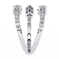 Serpentina Pear Lab Grown Diamond Ring - Ophiratbf