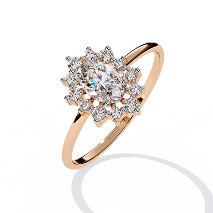 Regal Bloom Lab Grown Diamond Ring