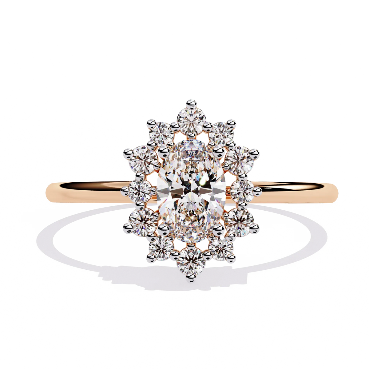 Regal Bloom Lab Grown Diamond Ring - Ophiratbf