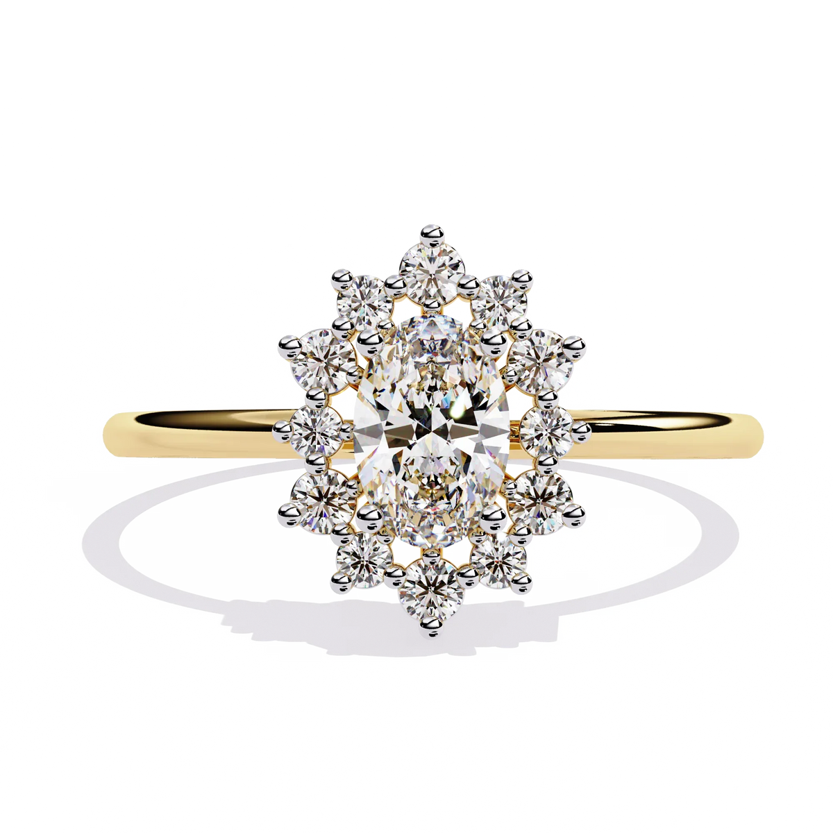 Regal Bloom Lab Grown Diamond Ring - Ophiratbf