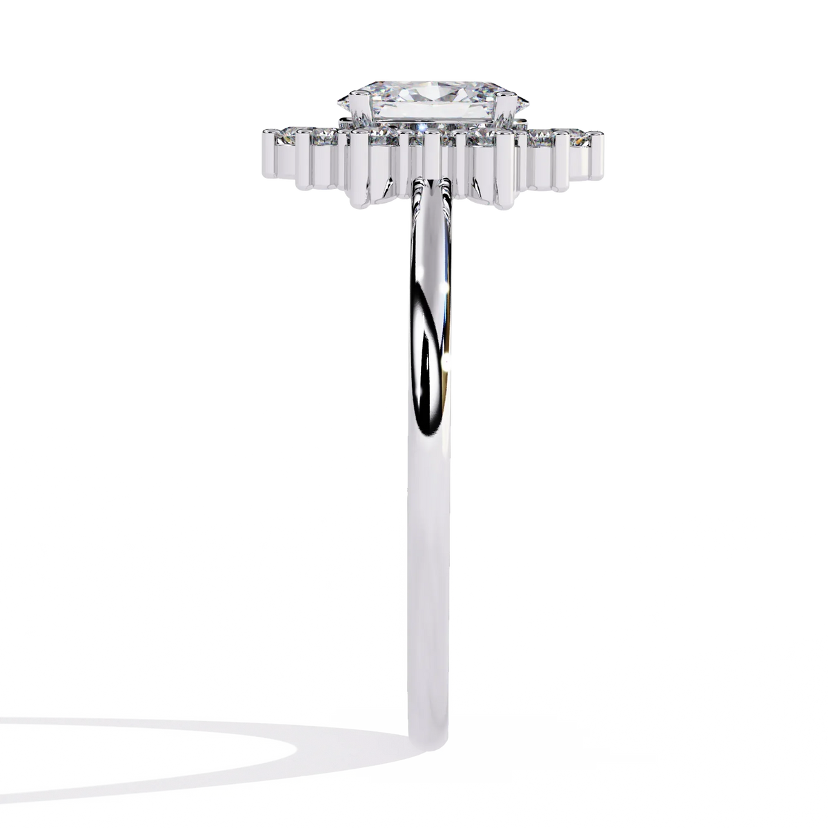 Regal Bloom Lab Grown Diamond Ring - Ophiratbf