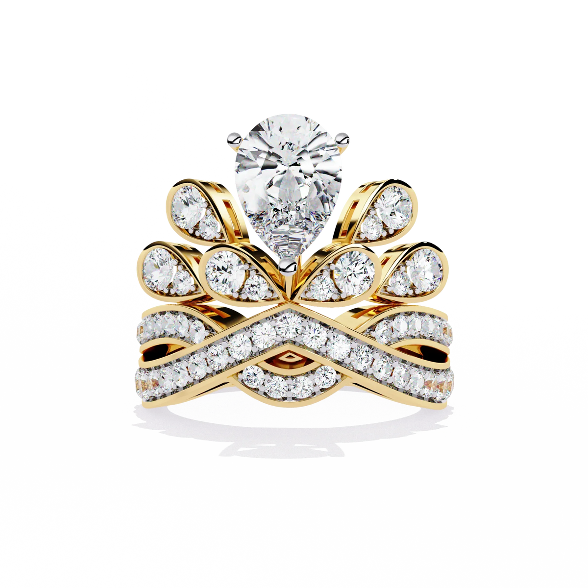 Royal Tiara Lab Grown Diamond Ring - Ophiratbf