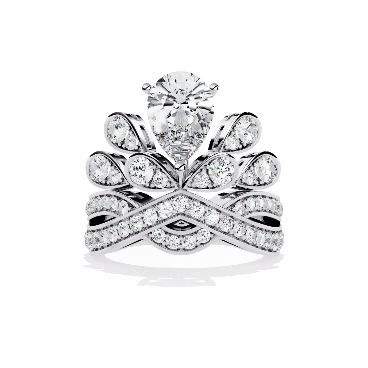 Royal Tiara Lab Grown Diamond Ring - Ophiratbf