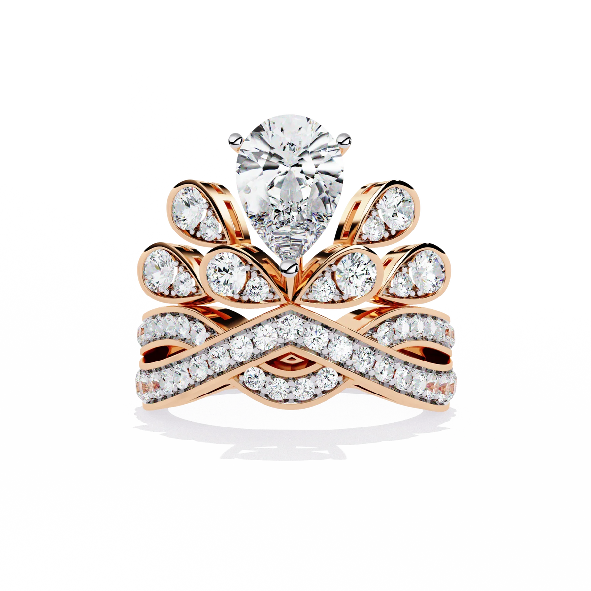 Royal Tiara Lab Grown Diamond Ring - Ophiratbf