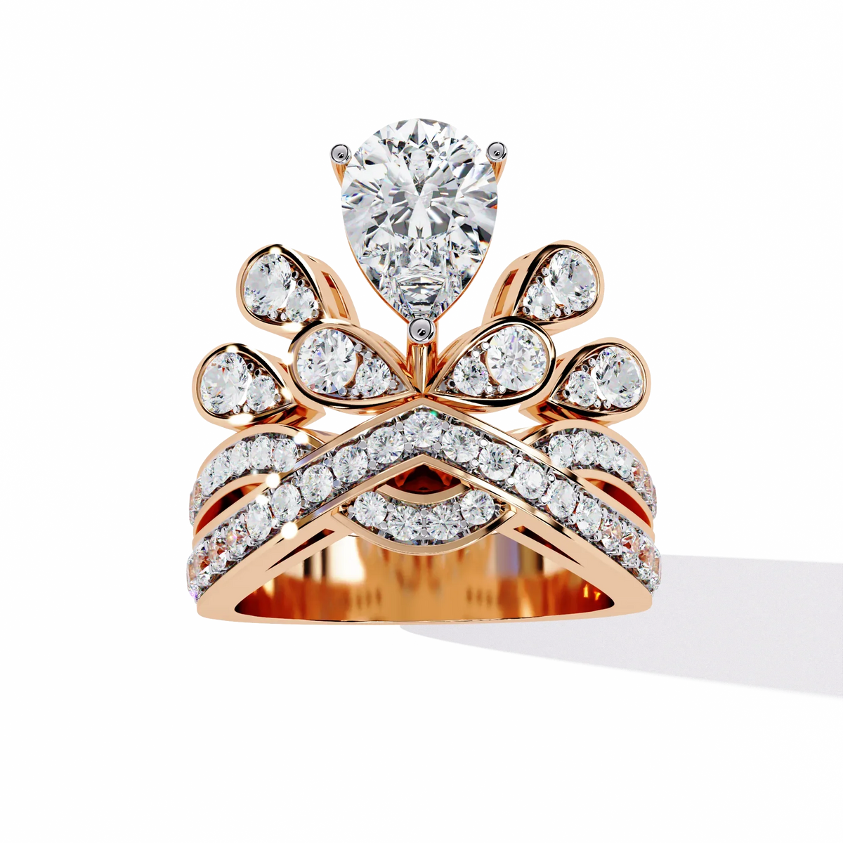 Royal Tiara Lab Grown Diamond Ring - Ophiratbf