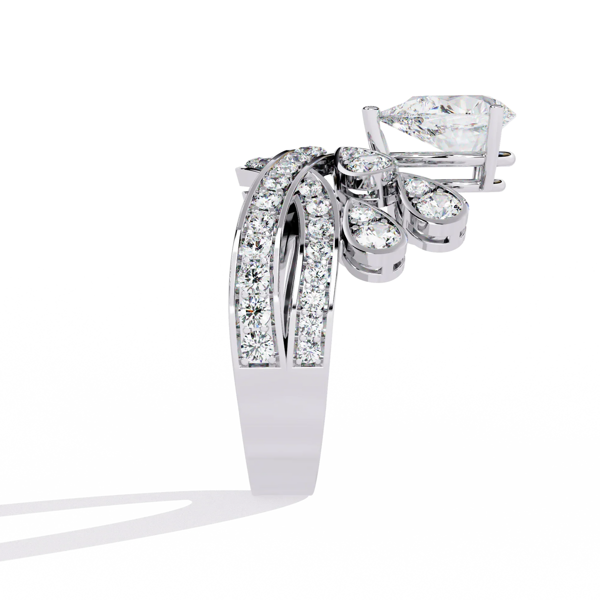 Royal Tiara Lab Grown Diamond Ring - Ophiratbf