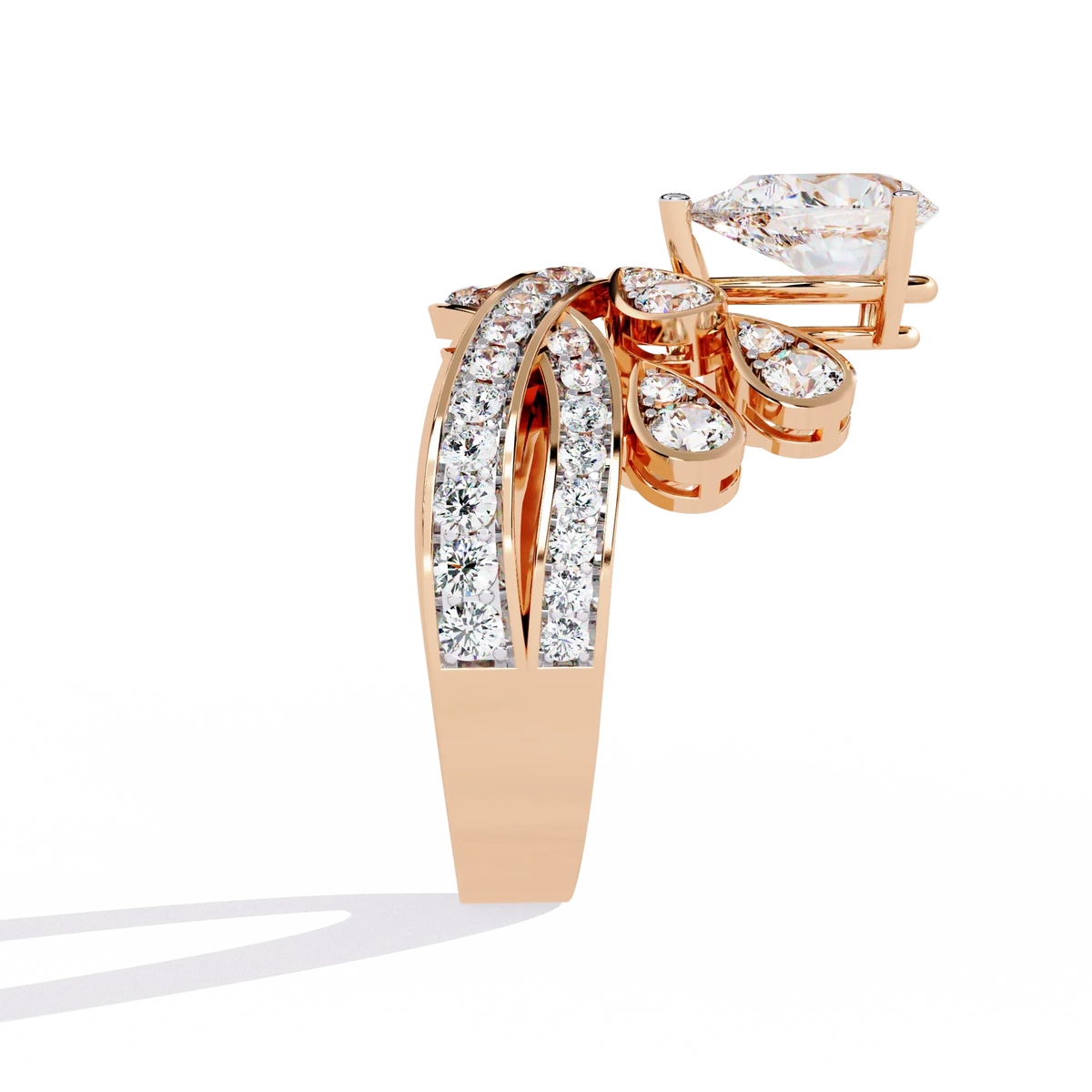Royal Tiara Lab Grown Diamond Ring - Ophiratbf