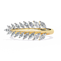 Vine Whisper Lab Grown Diamond Ring - Ophiratbf