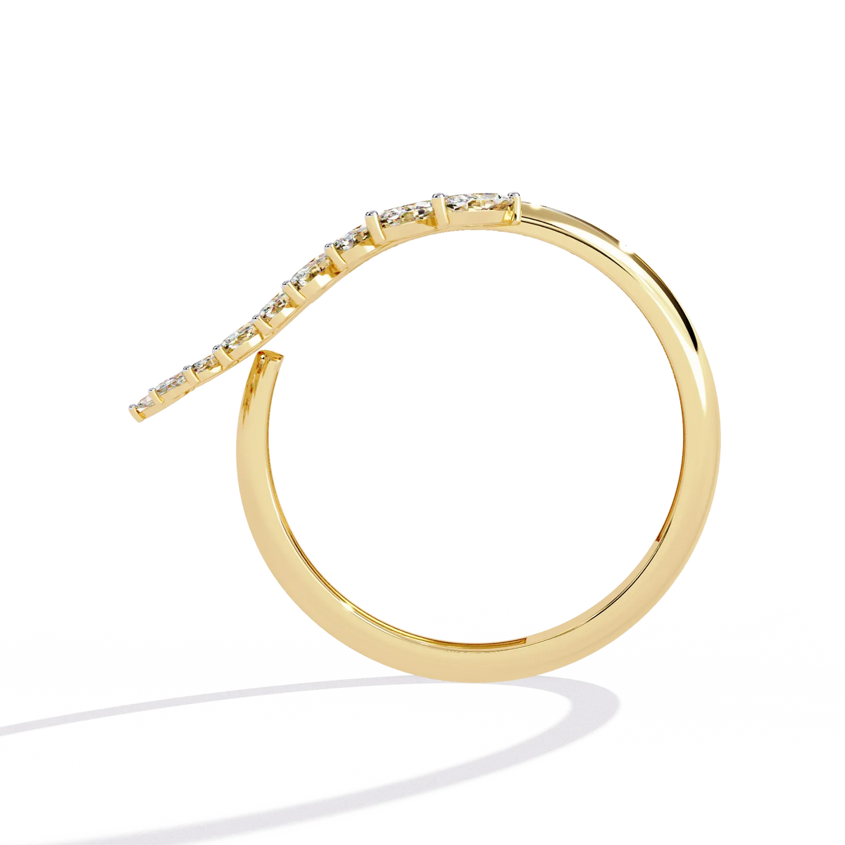 Vine Whisper Lab Grown Diamond Ring - Ophiratbf