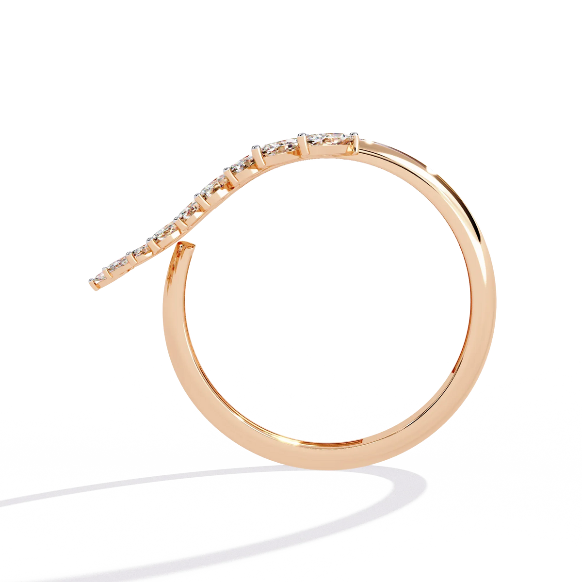 Vine Whisper Lab Grown Diamond Ring - Ophiratbf
