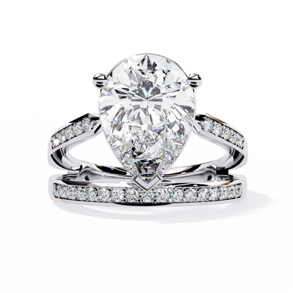 Celestial Droplet Lab Grown Diamond Ring