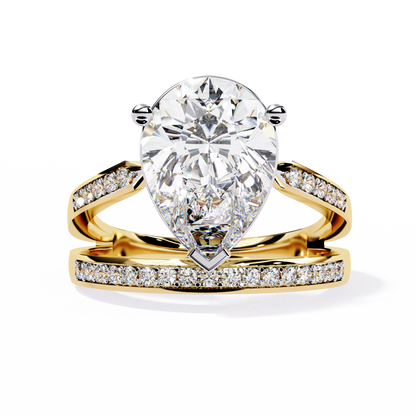 Celestial Droplet Lab Grown Diamond Ring