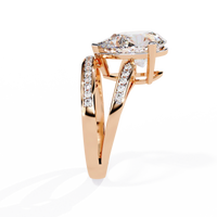 Celestial Droplet Lab Grown Diamond Ring - Ophiratbf