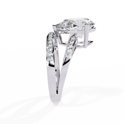 Celestial Droplet Lab Grown Diamond Ring