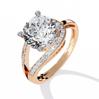 Splendour Twist Lab Grown Diamond Ring - Ophiratbf