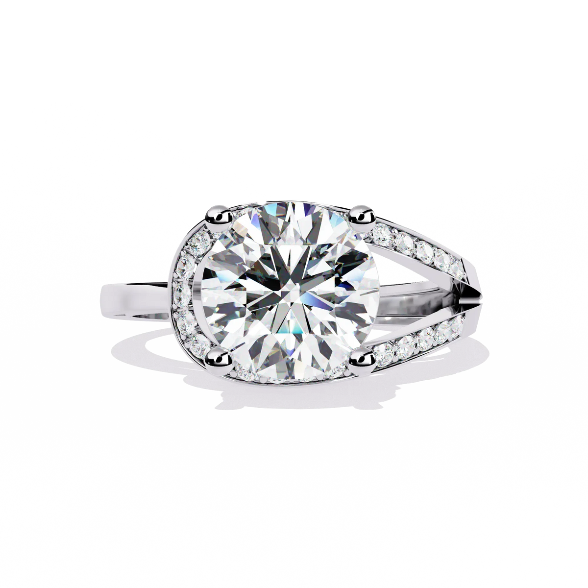 Splendour Twist Lab Grown Diamond Ring - Ophiratbf