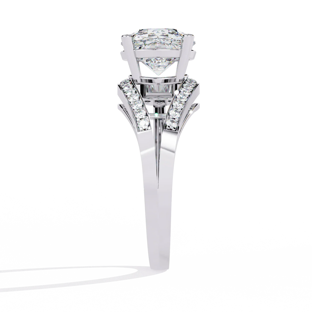 Splendour Twist Lab Grown Diamond Ring - Ophiratbf