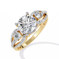 Trinity Radiance Lab Grown Diamond Ring - Ophiratbf