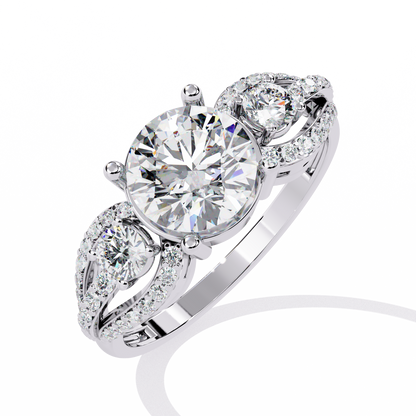 Trinity Radiance Lab Grown Diamond Ring