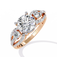 Trinity Radiance Lab Grown Diamond Ring - Ophiratbf