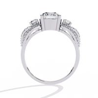 Trinity Radiance Lab Grown Diamond Ring - Ophiratbf