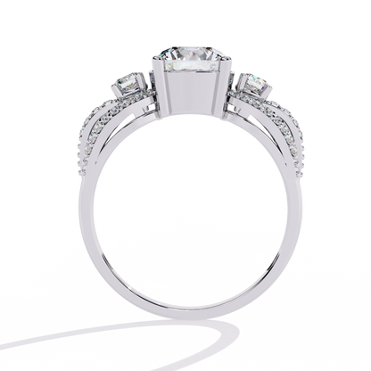 Trinity Radiance Lab Grown Diamond Ring