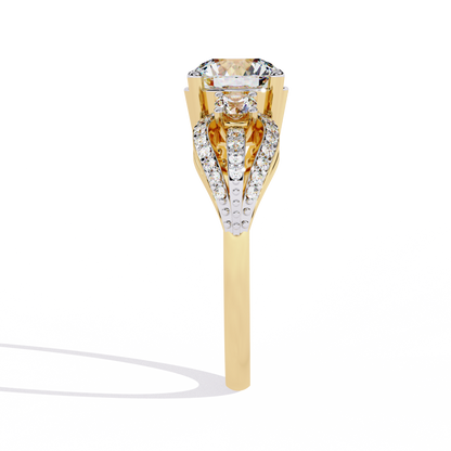 Trinity Radiance Lab Grown Diamond Ring