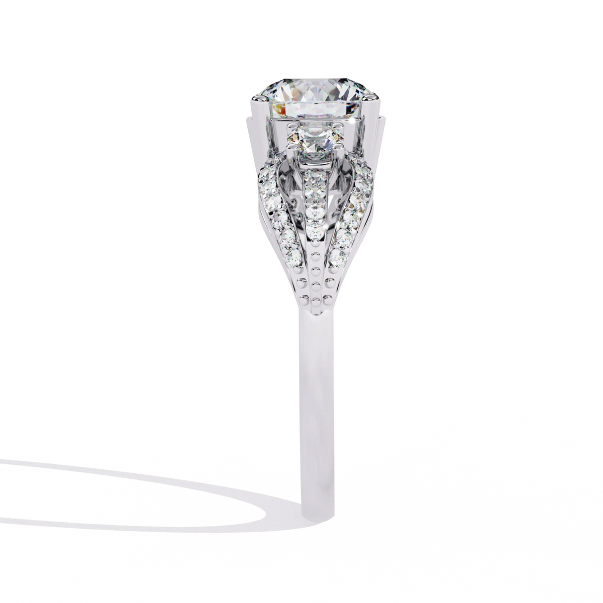 Trinity Radiance Lab Grown Diamond Ring - Ophiratbf