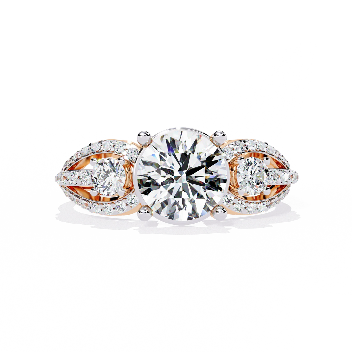 Trinity Radiance Lab Grown Diamond Ring - Ophiratbf