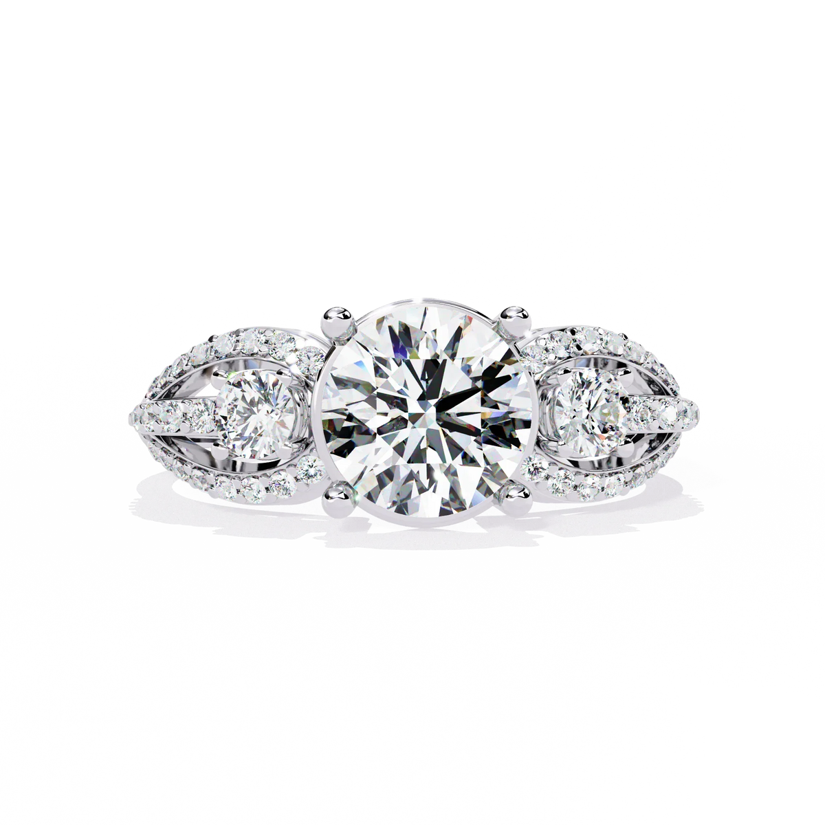 Trinity Radiance Lab Grown Diamond Ring - Ophiratbf