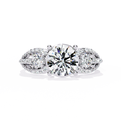Trinity Radiance Lab Grown Diamond Ring