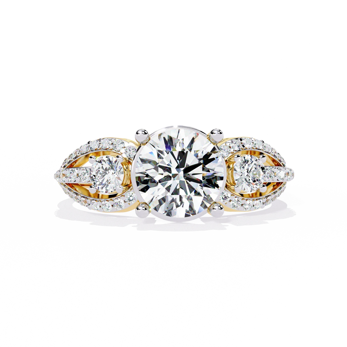 Trinity Radiance Lab Grown Diamond Ring - Ophiratbf