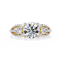 Trinity Radiance Lab Grown Diamond Ring - Ophiratbf