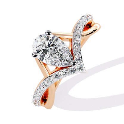 Ophira Celestial Crest Lab Grown Diamond Ring